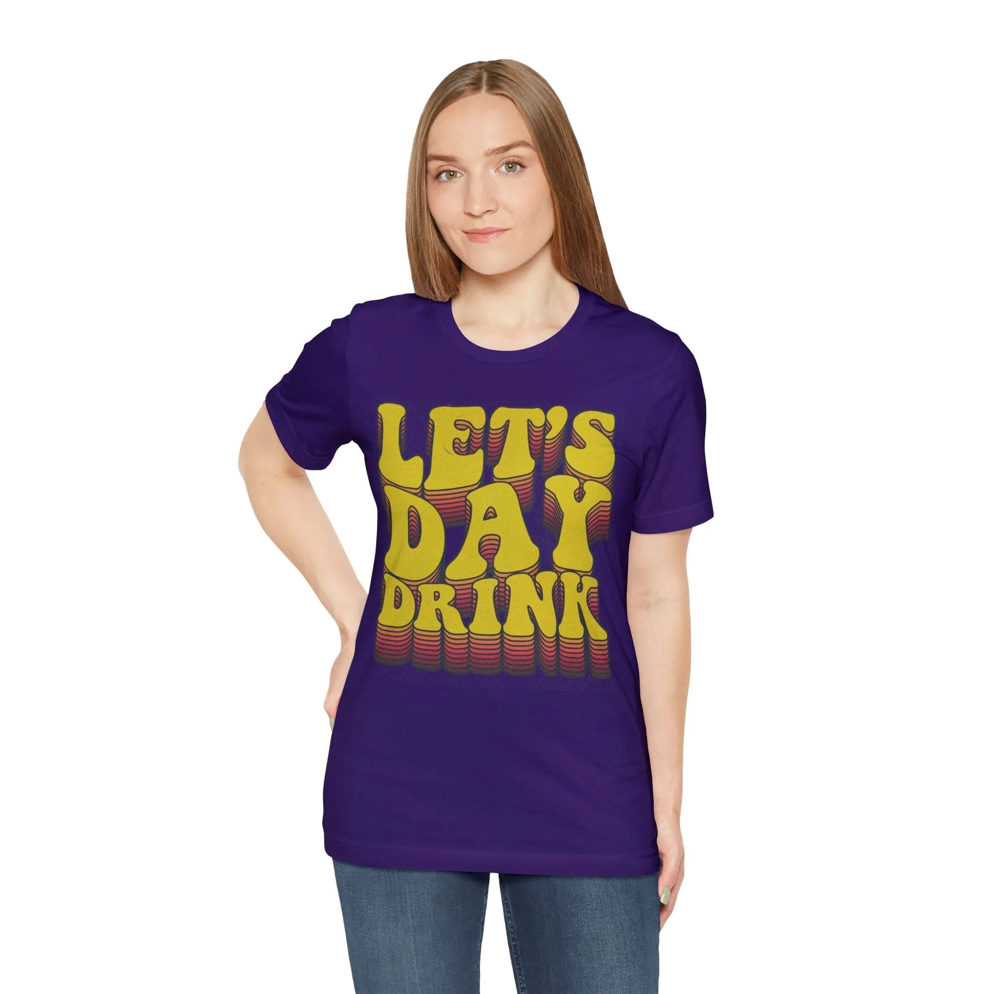Lets Day Drink Unisex Jersey Short Sleeve Tee