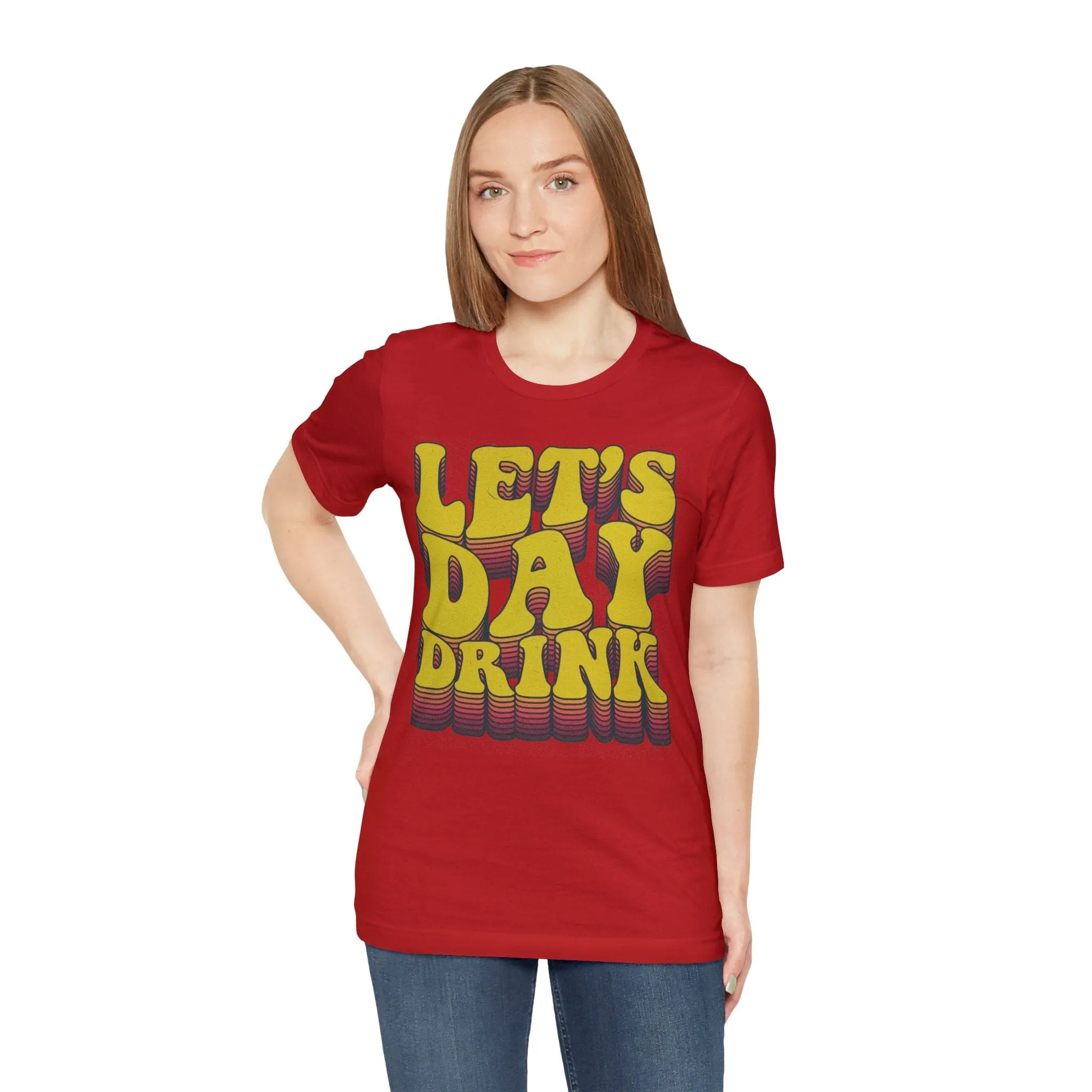 Lets Day Drink Unisex Jersey Short Sleeve Tee