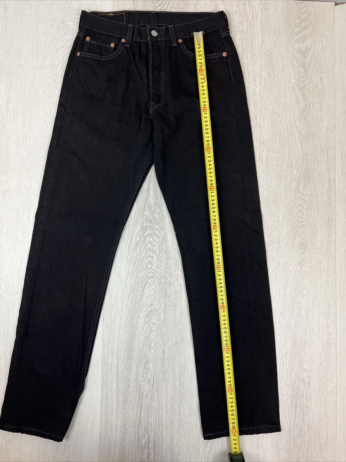 Levi’s Womens Black 501 Denim Jeans Size 30/32