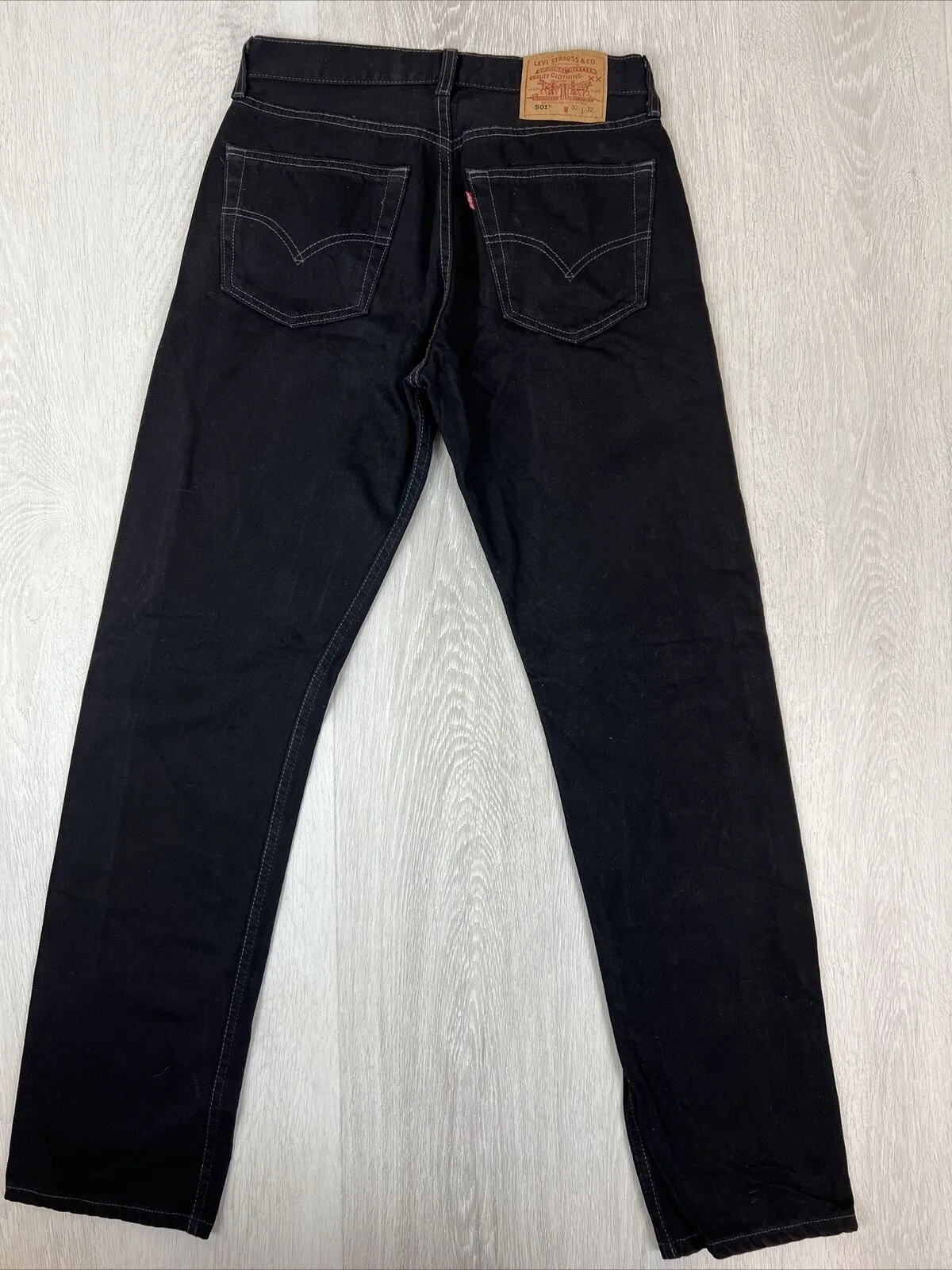 Levi’s Womens Black 501 Denim Jeans Size 30/32