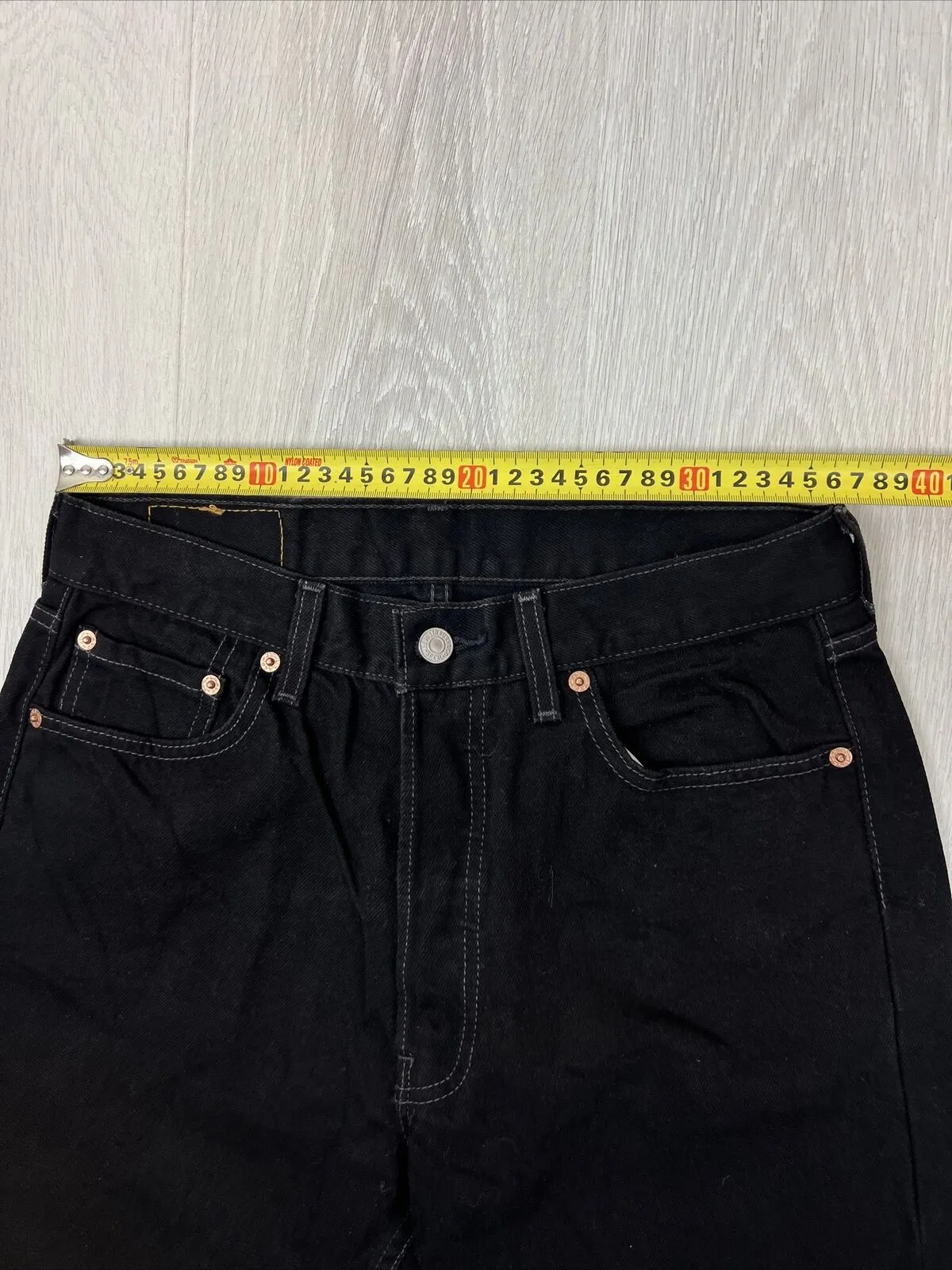 Levi’s Womens Black 501 Denim Jeans Size 30/32