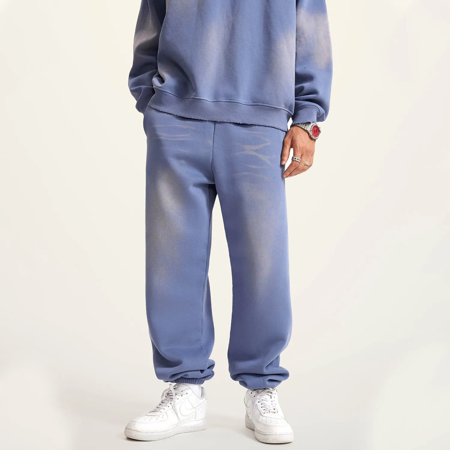 LIKI BRAND STONE WASHED FLEECE JOGGERS