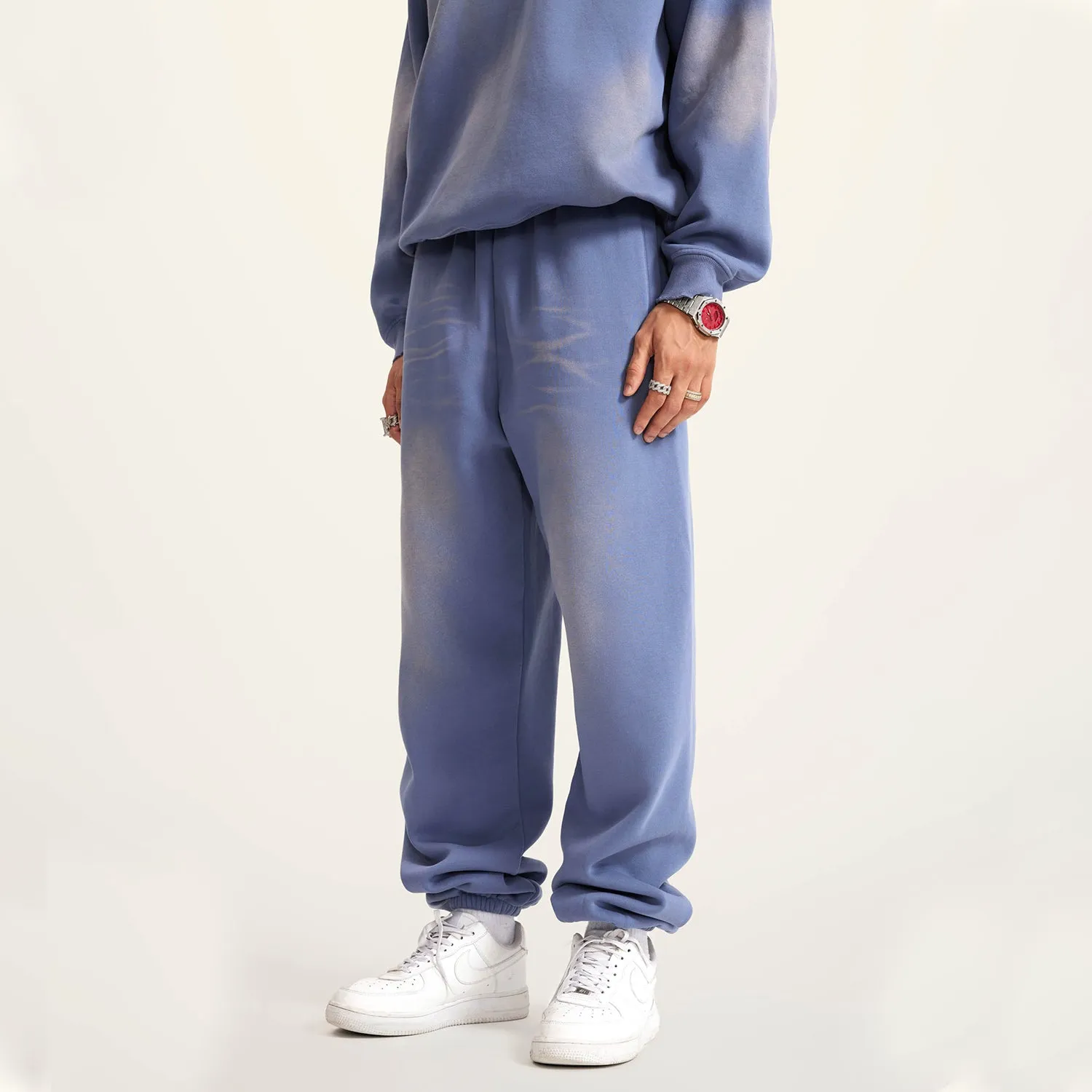 LIKI BRAND STONE WASHED FLEECE JOGGERS
