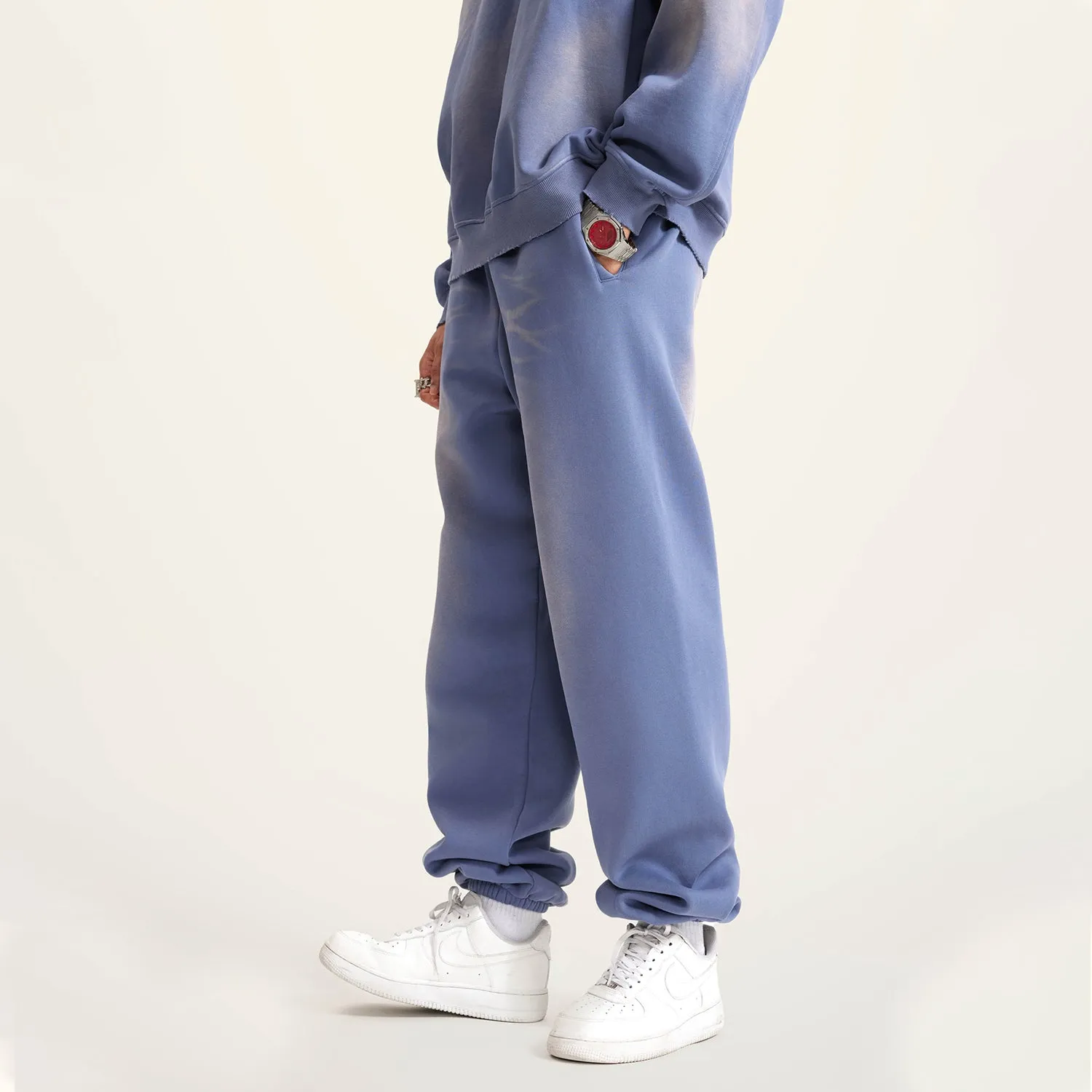 LIKI BRAND STONE WASHED FLEECE JOGGERS