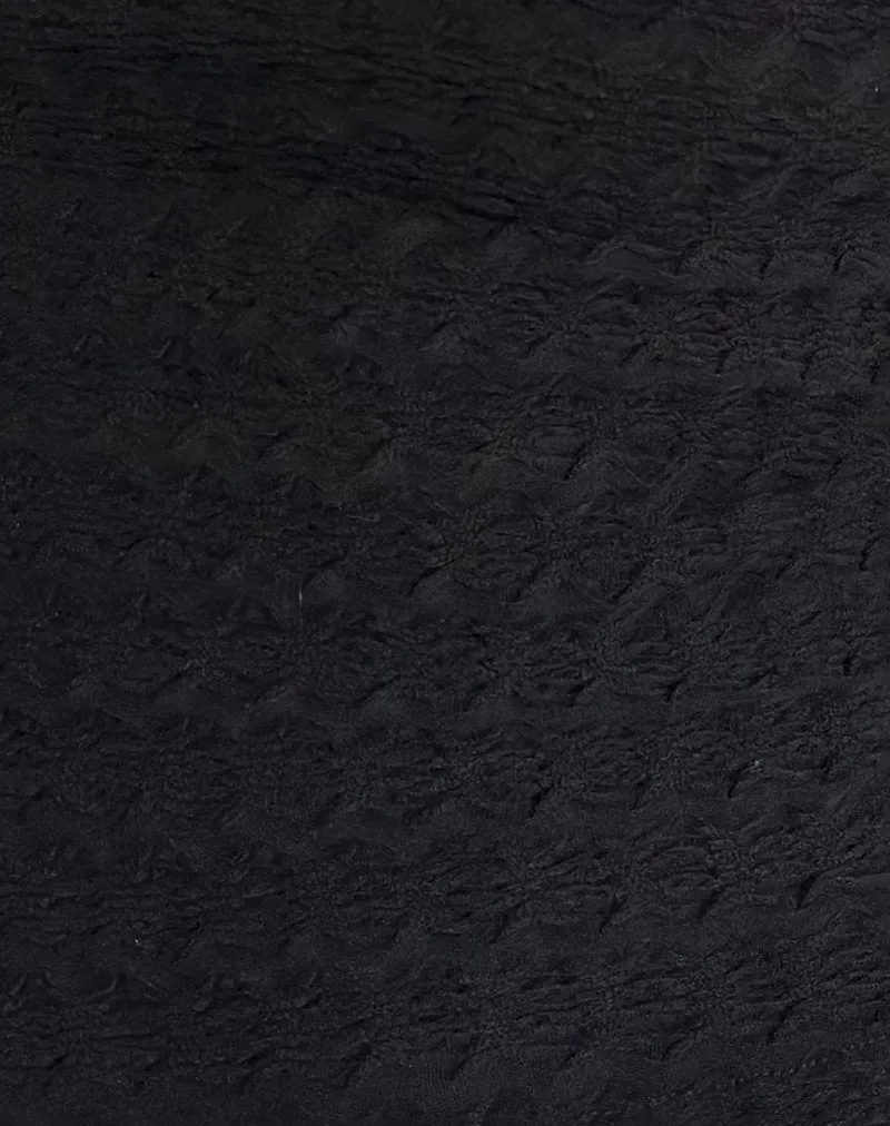 Lindsay Top in Textured Black