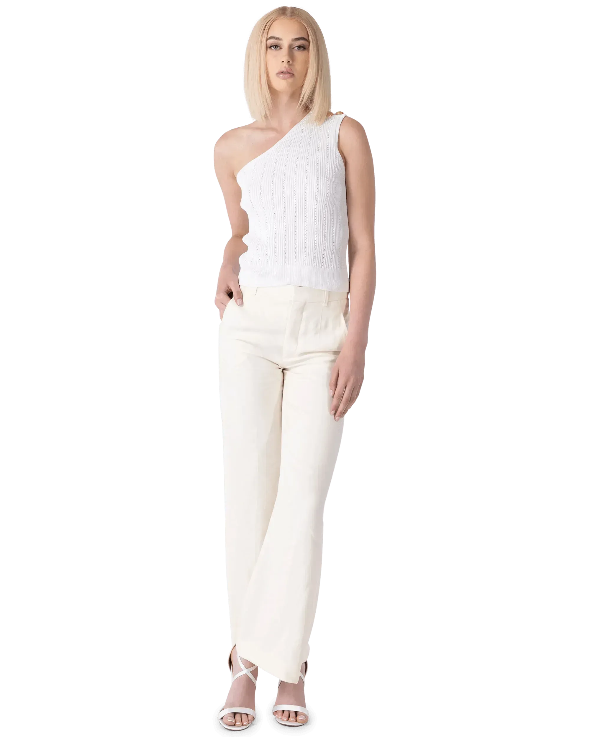 Linen Straight Leg Pants
