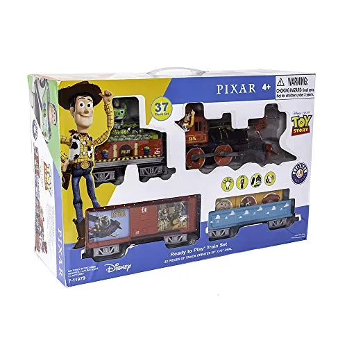Lionel Pixar's Toy Story Ready-to-Play Battery Powered Model Train Set with Remote