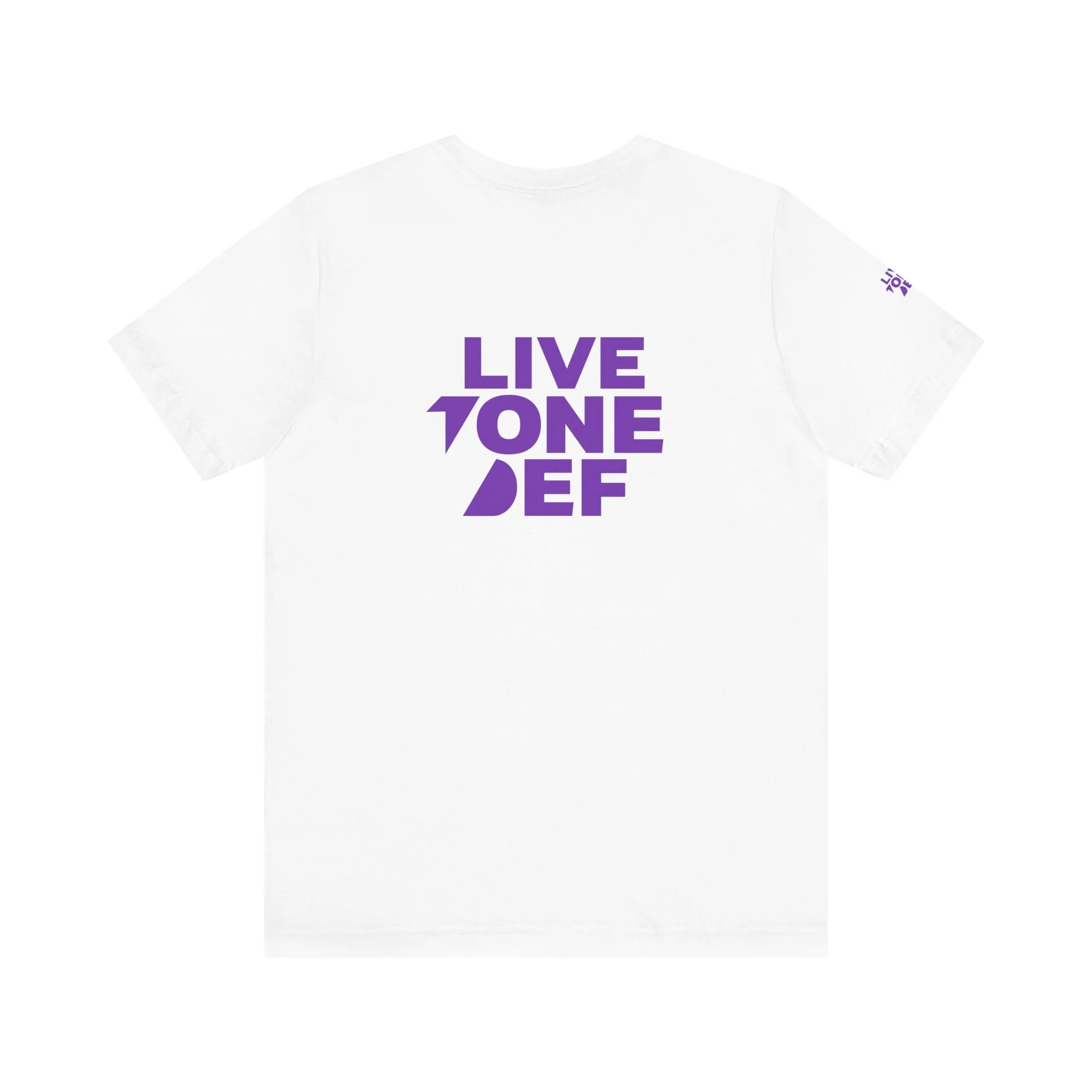 Live Tone Def (Purple) - Unisex Jersey Short Sleeve Tee