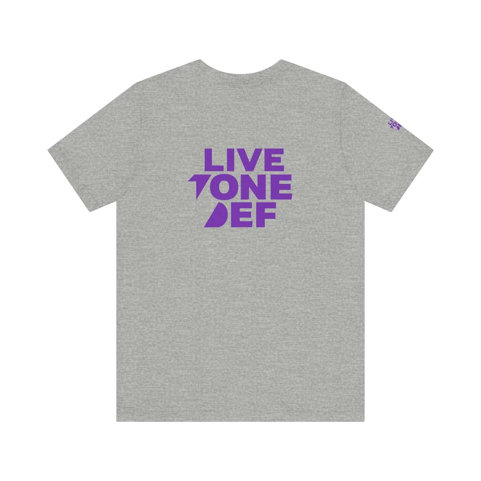 Live Tone Def (Purple) - Unisex Jersey Short Sleeve Tee