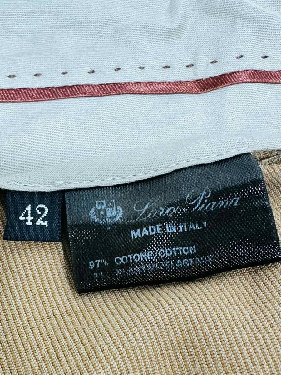 LORO PIANA Capri Beige Pants US6