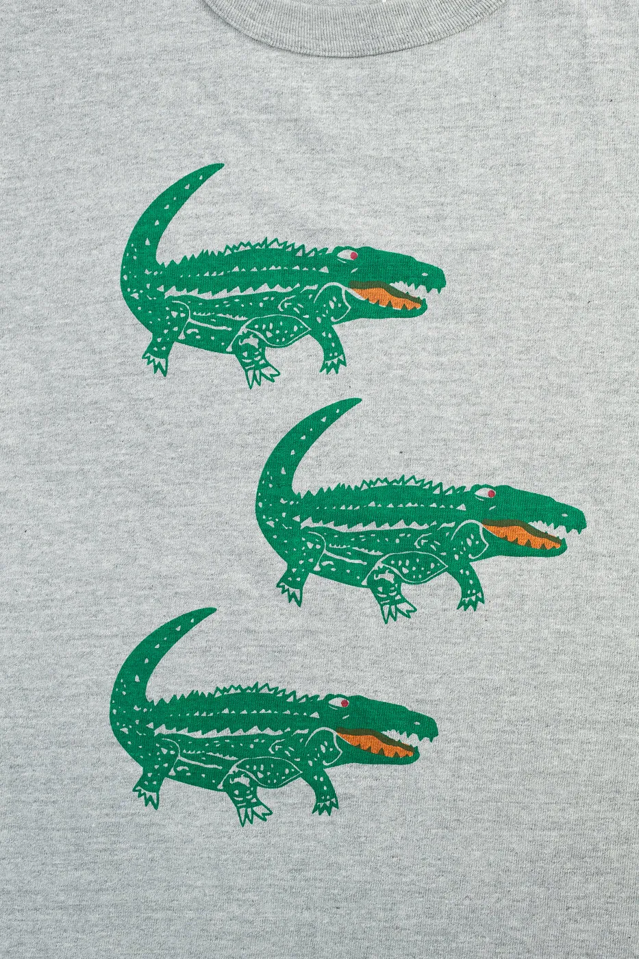 Lot 4096 - 88/12 Heather T-Shirt Alligator Print - Grey