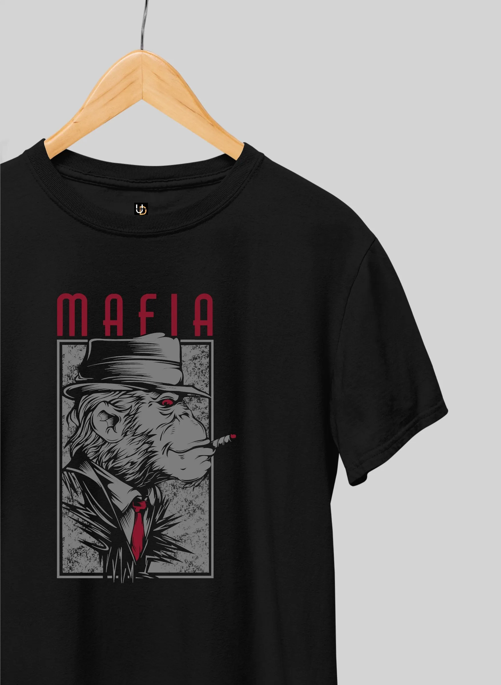 MAFIA Black Half Sleeve T-Shirt