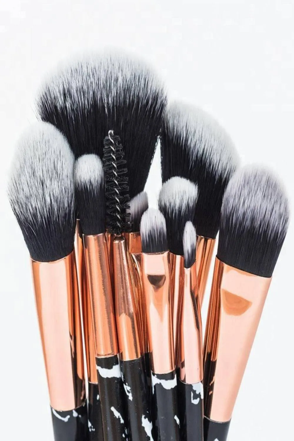 Marble Makeup Brush Sets - 11 Pack