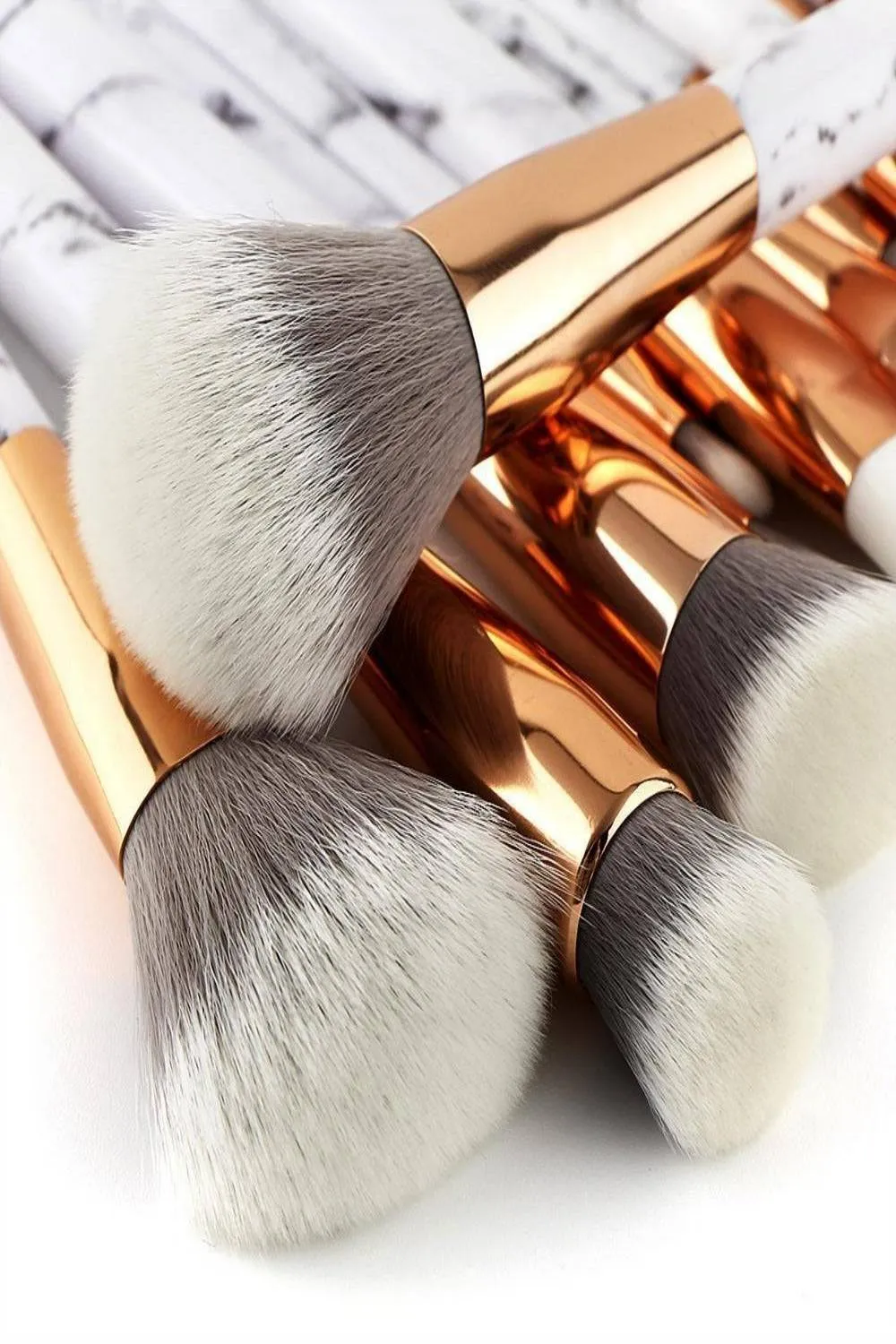 Marble Makeup Brush Sets - 11 Pack