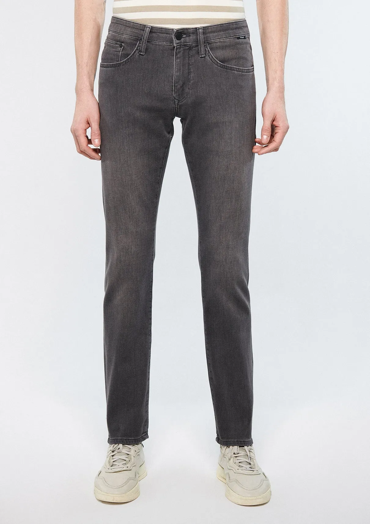 Marcus Cloudy Grey Sporty Jean Pants