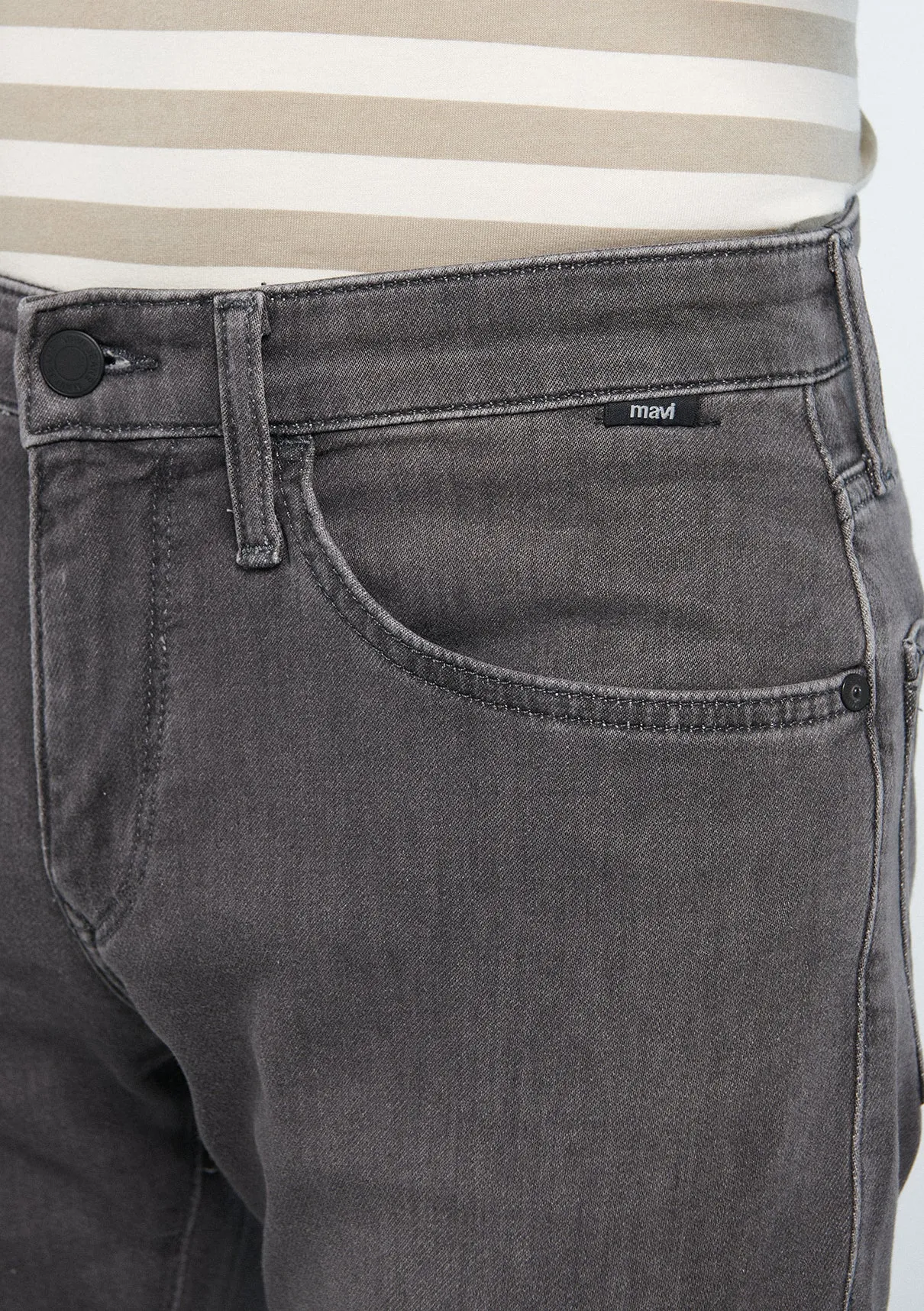 Marcus Cloudy Grey Sporty Jean Pants
