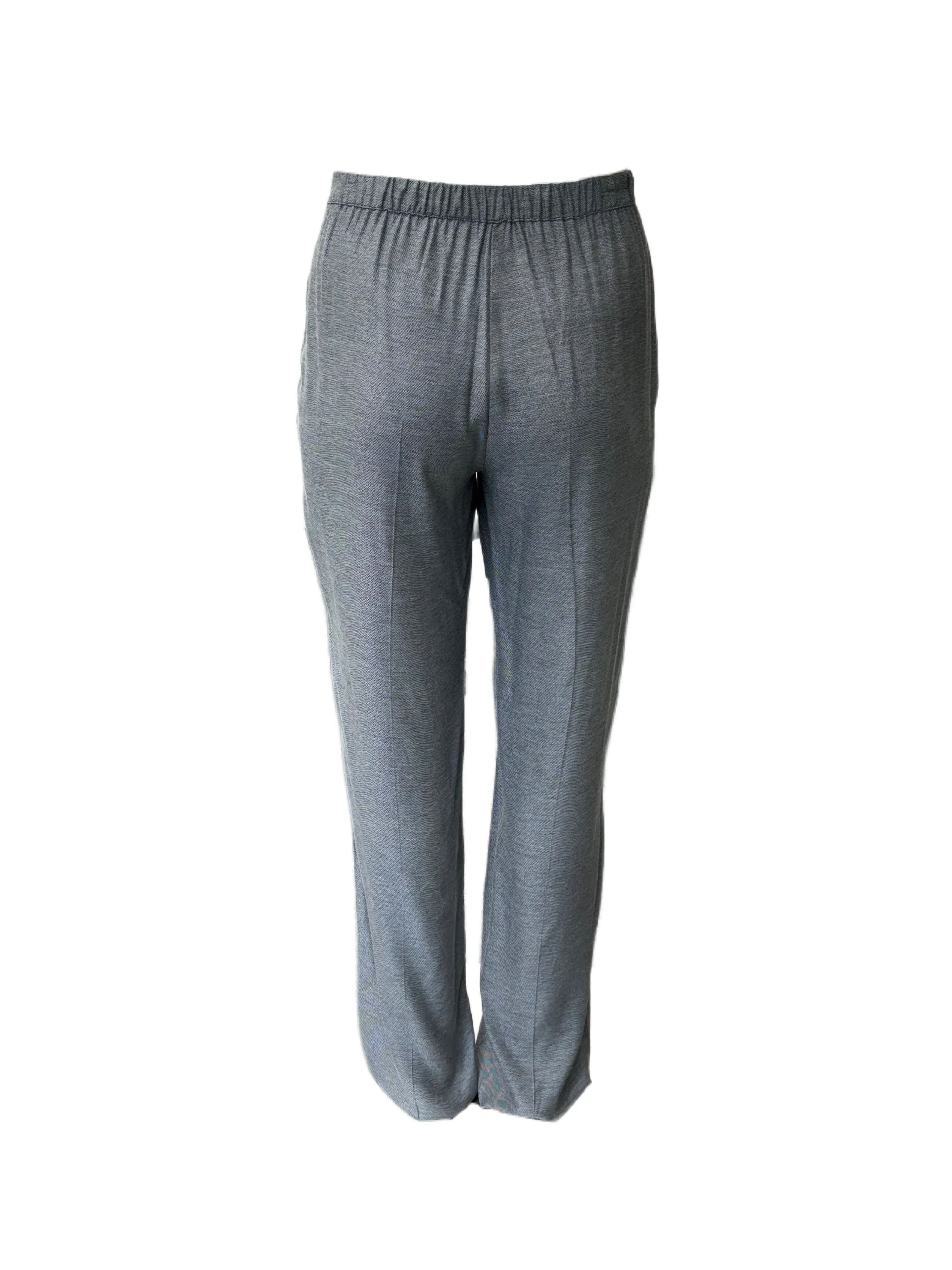 Marina Rinaldi Women's Grey Risposta Straight Leg Pants NWT