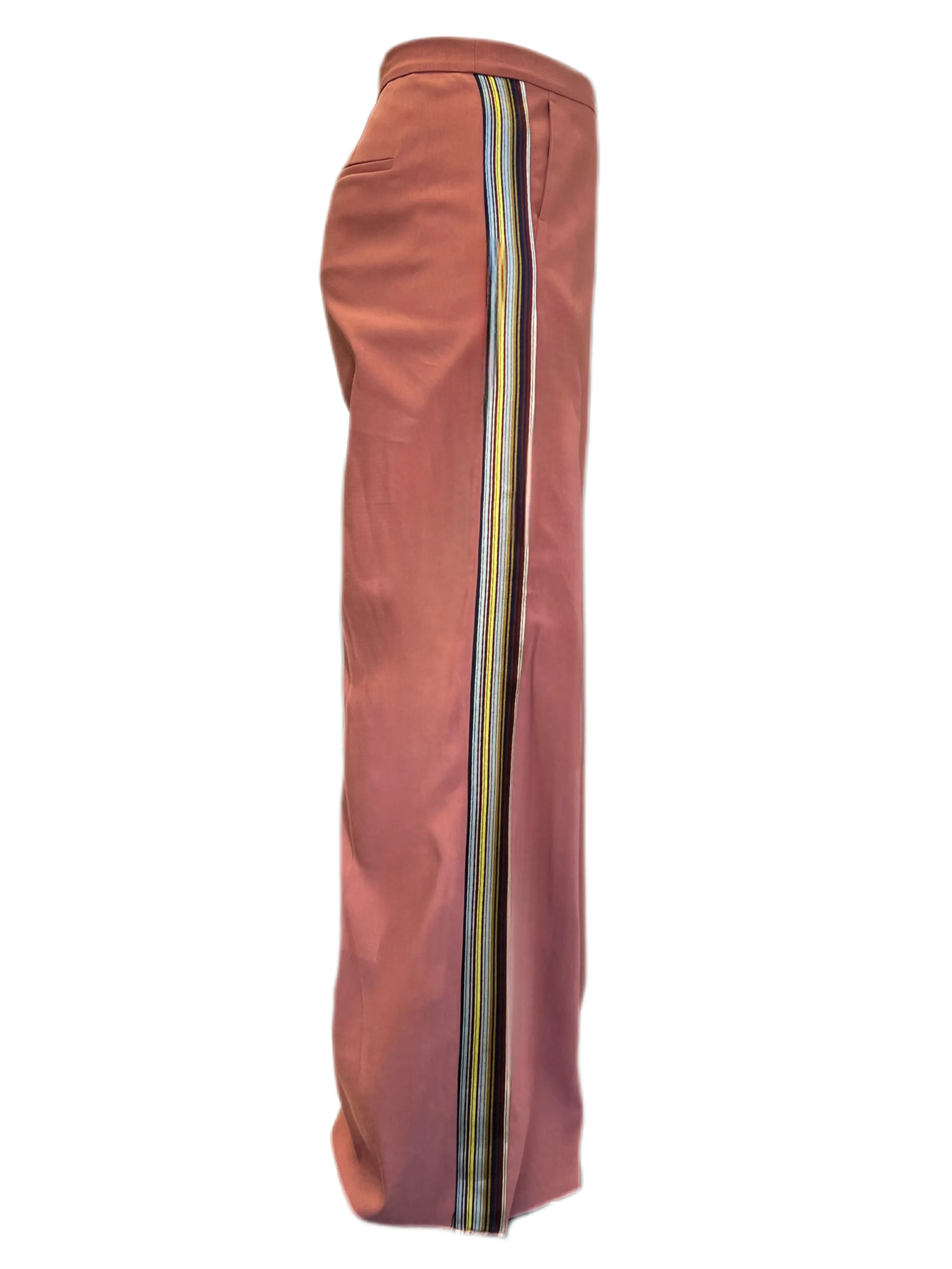 Marina Rinaldi Women's Powder Roberta Straight Leg Pants NWT