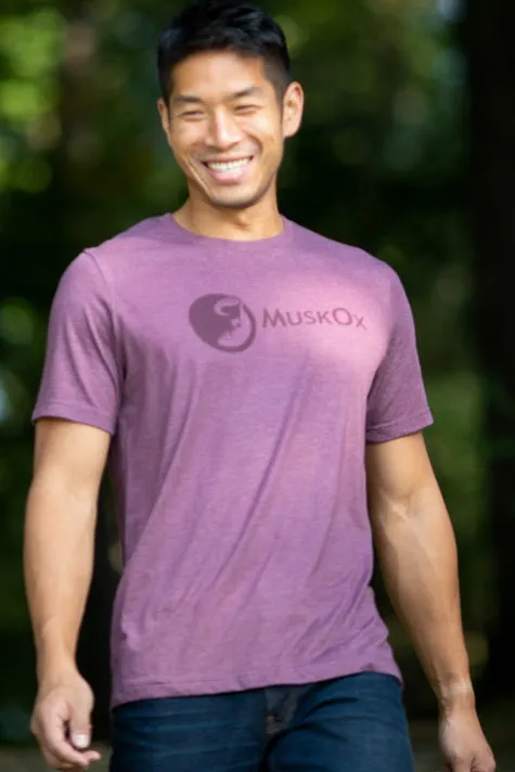 Maroon MuskOx Logo Tee