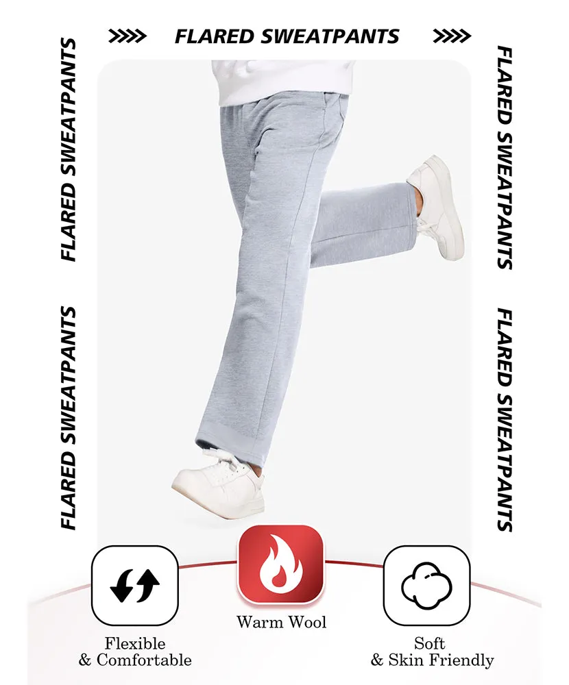 Men'S Fleece Flared Sweatpants