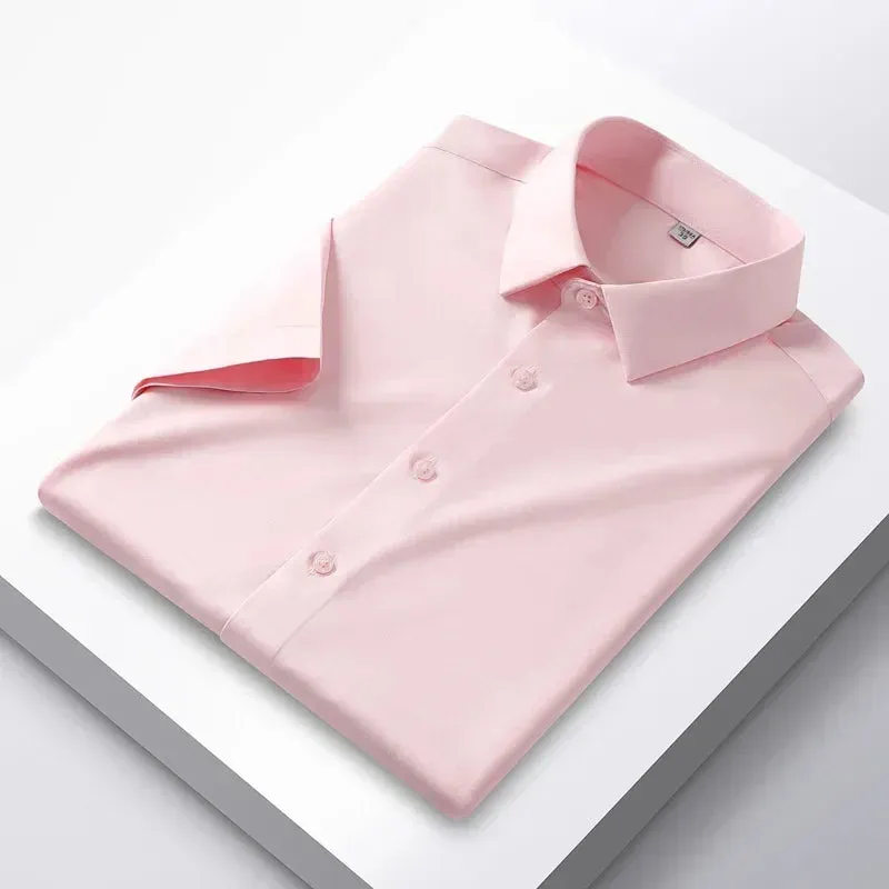 Men's Long Sleeve Non-Iron Wrinkle-Resistant Shirt