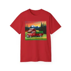 Merry Country Christmas Ultra Cotton Tee