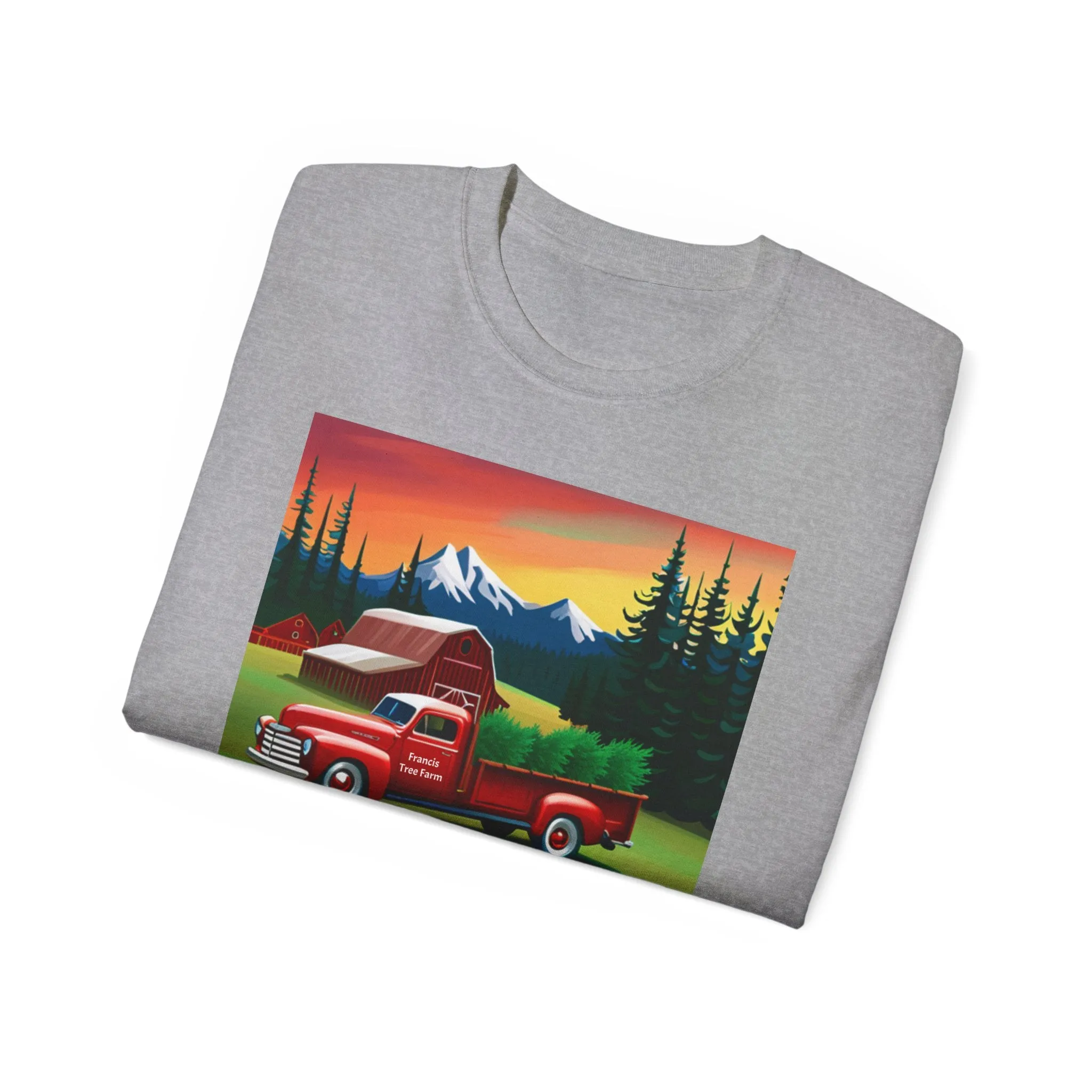 Merry Country Christmas Ultra Cotton Tee