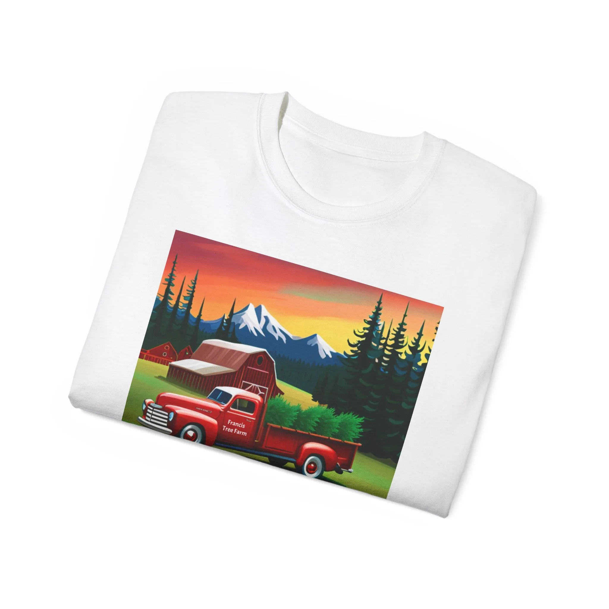 Merry Country Christmas Ultra Cotton Tee