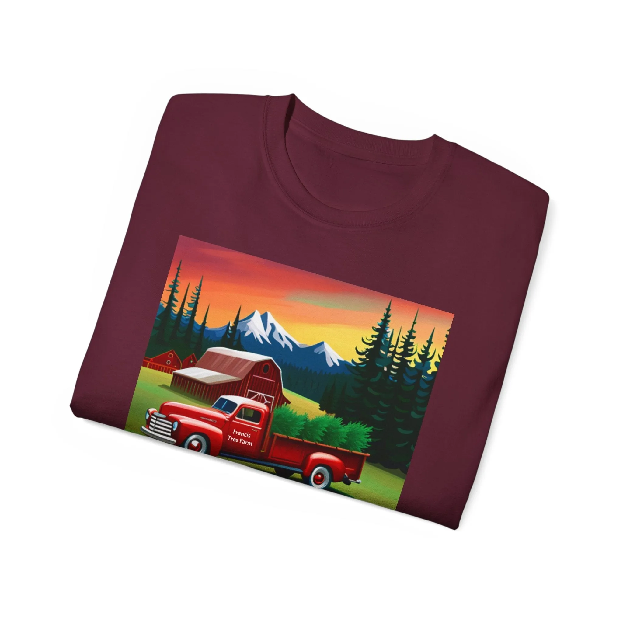 Merry Country Christmas Ultra Cotton Tee