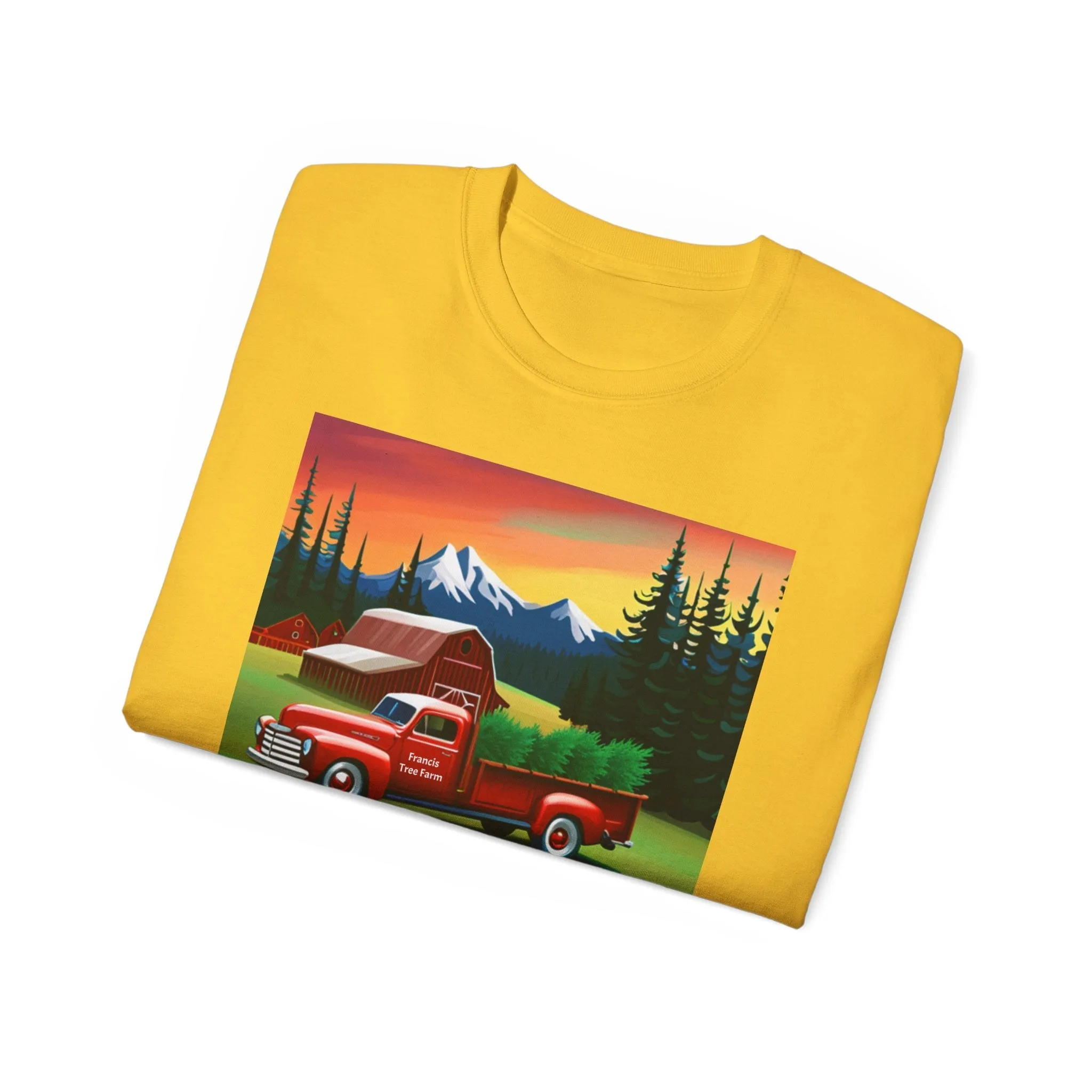 Merry Country Christmas Ultra Cotton Tee