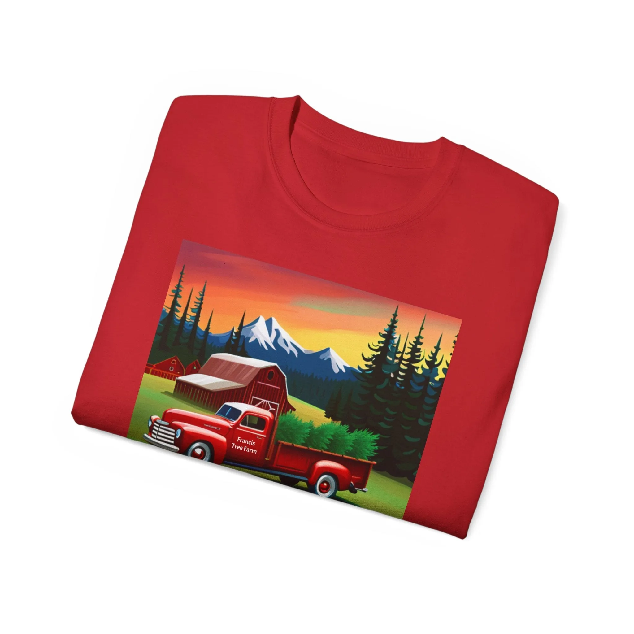 Merry Country Christmas Ultra Cotton Tee