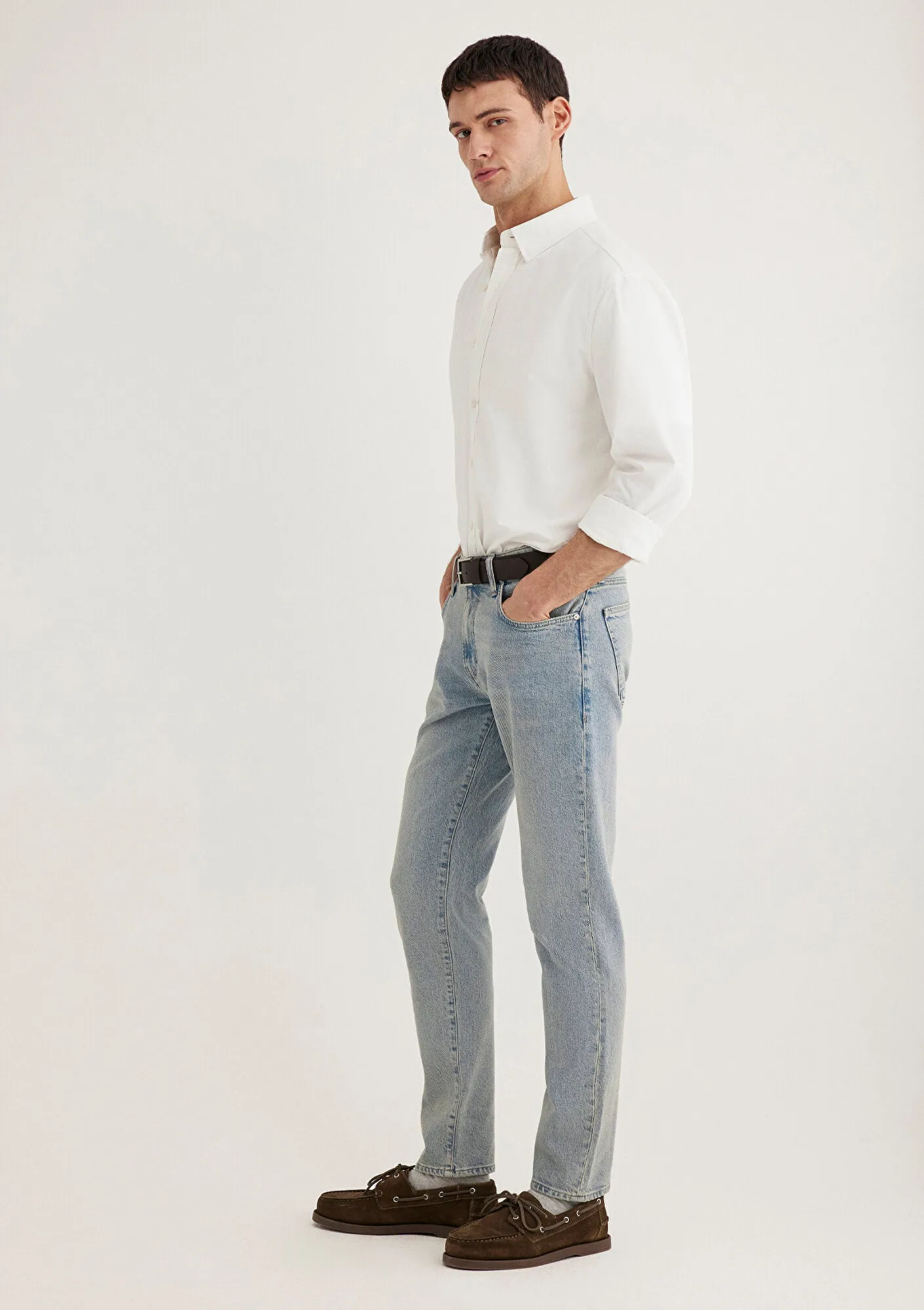 Milan Dusty Vintage Classic Denim Jean Pants