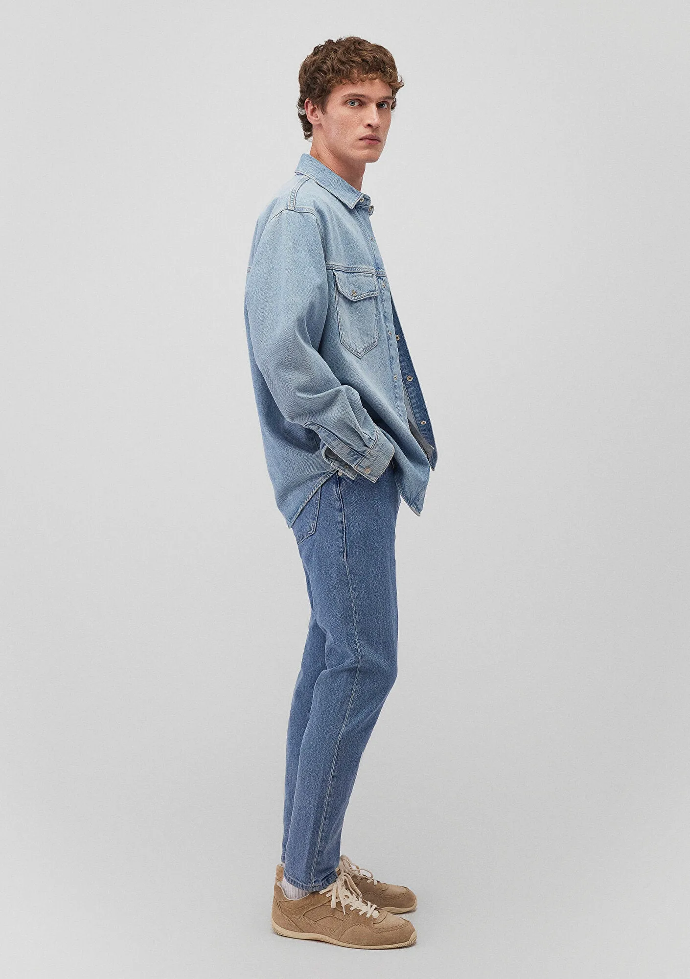 Milan Mid Brushed Street Comfort Jean Pants