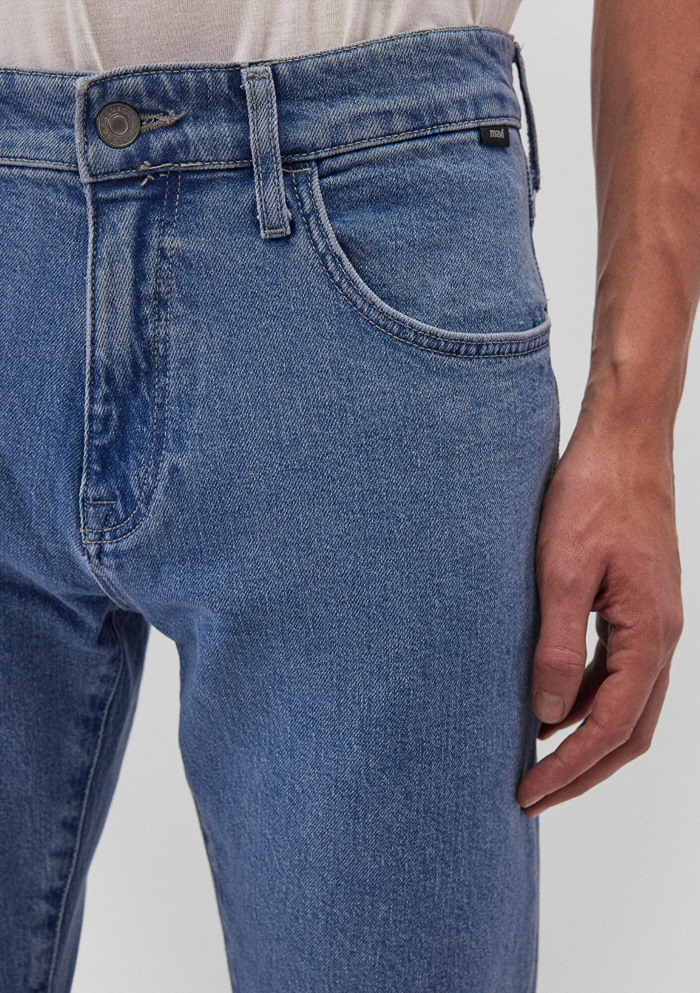 Milan Mid Brushed Street Comfort Jean Pants