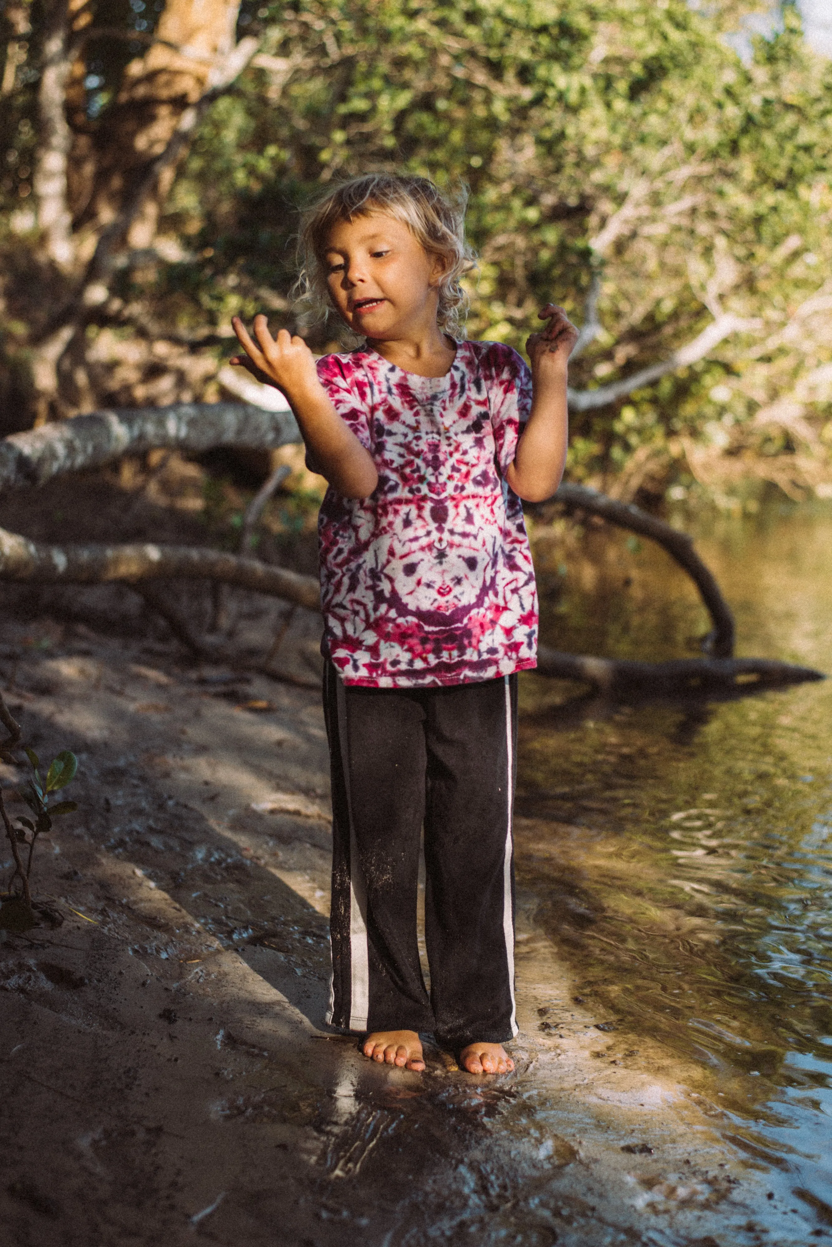 Mini Terry Pant - Black