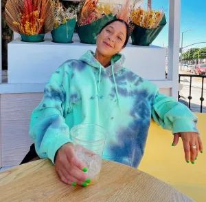 Mint Chocolate Chip Tie Dye Hoodie