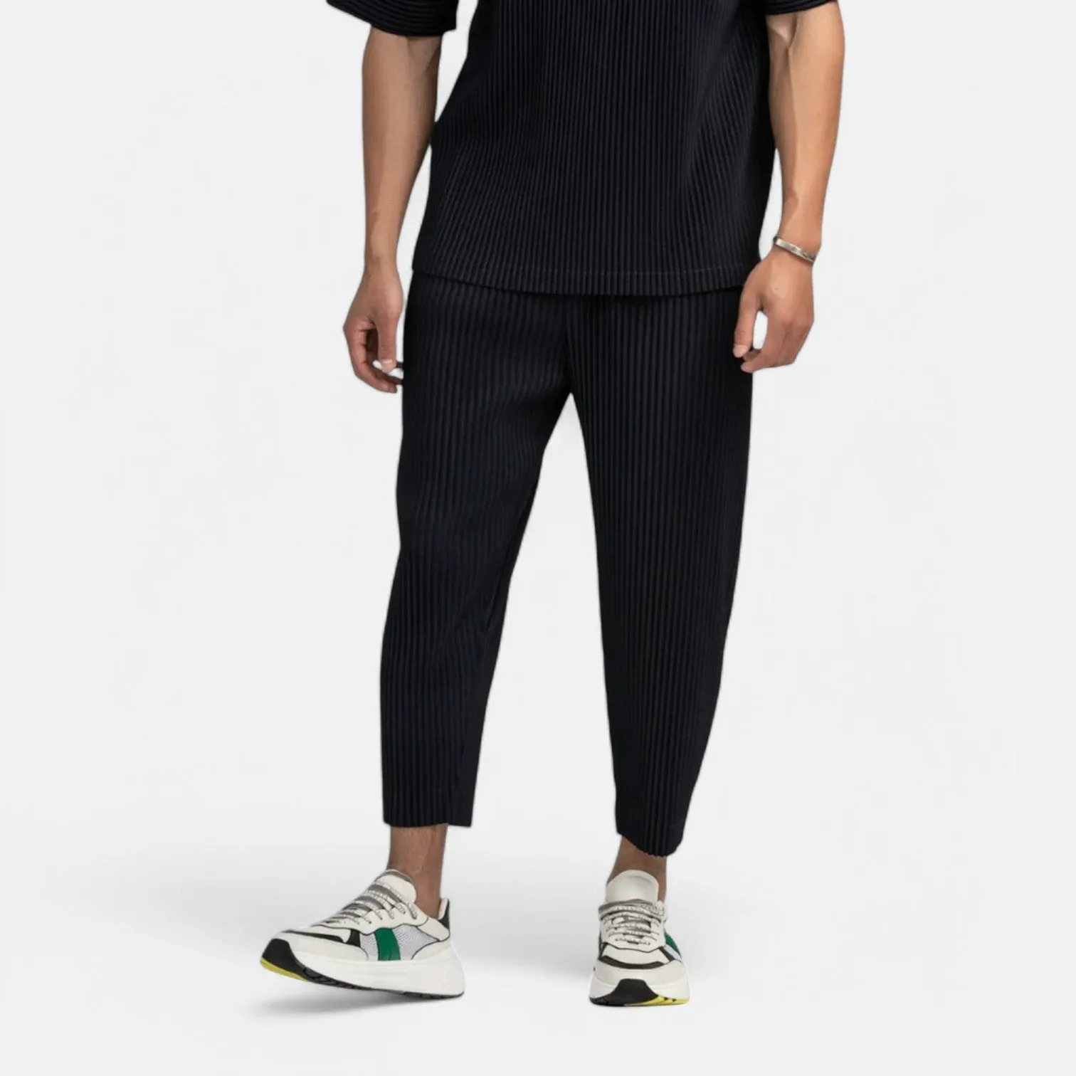Monacogents | Tapered Miyake Pleated Pants