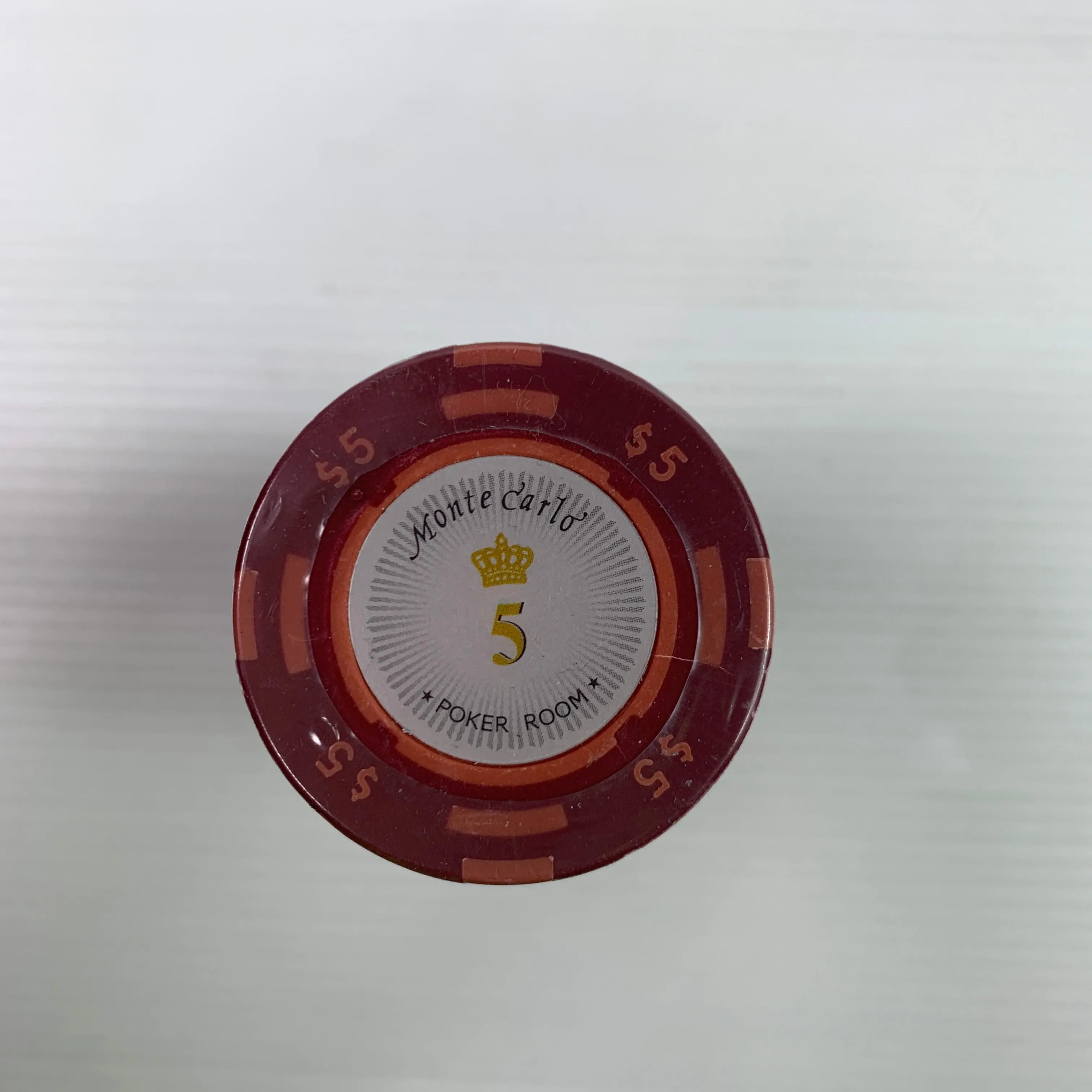 Monte Carlo Crown 500pce Cash Poker Premium Clay Chip Set 14g w/ Case