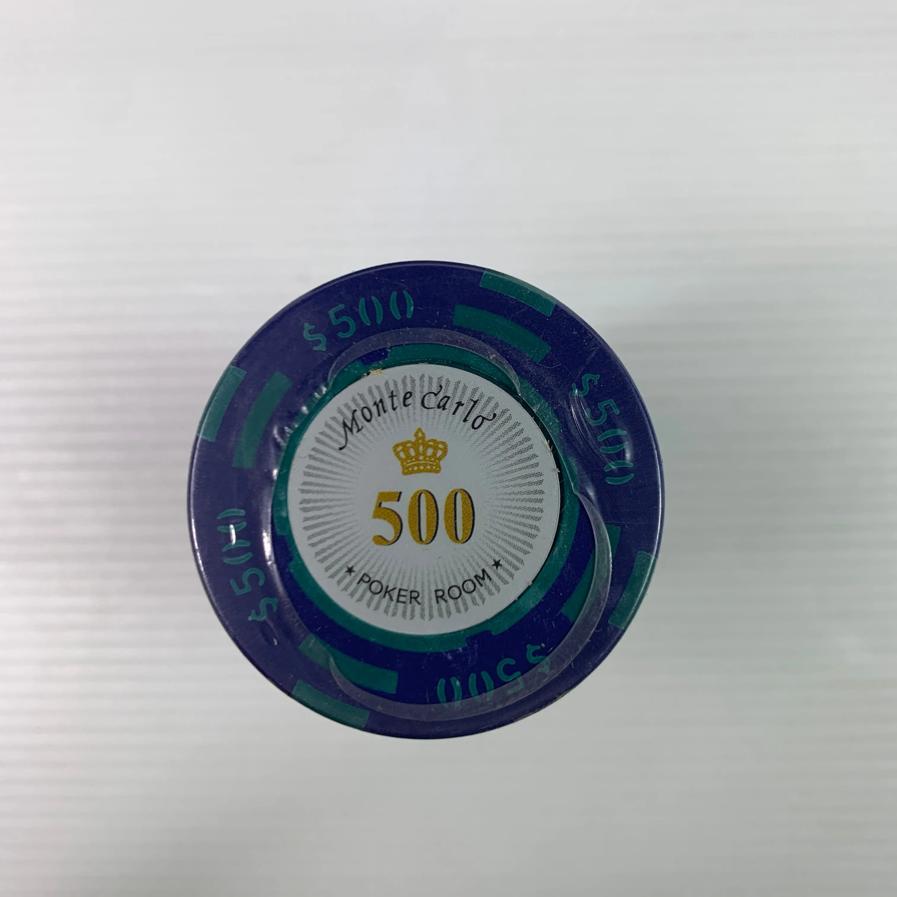 Monte Carlo Crown 500pce Cash Poker Premium Clay Chip Set 14g w/ Case
