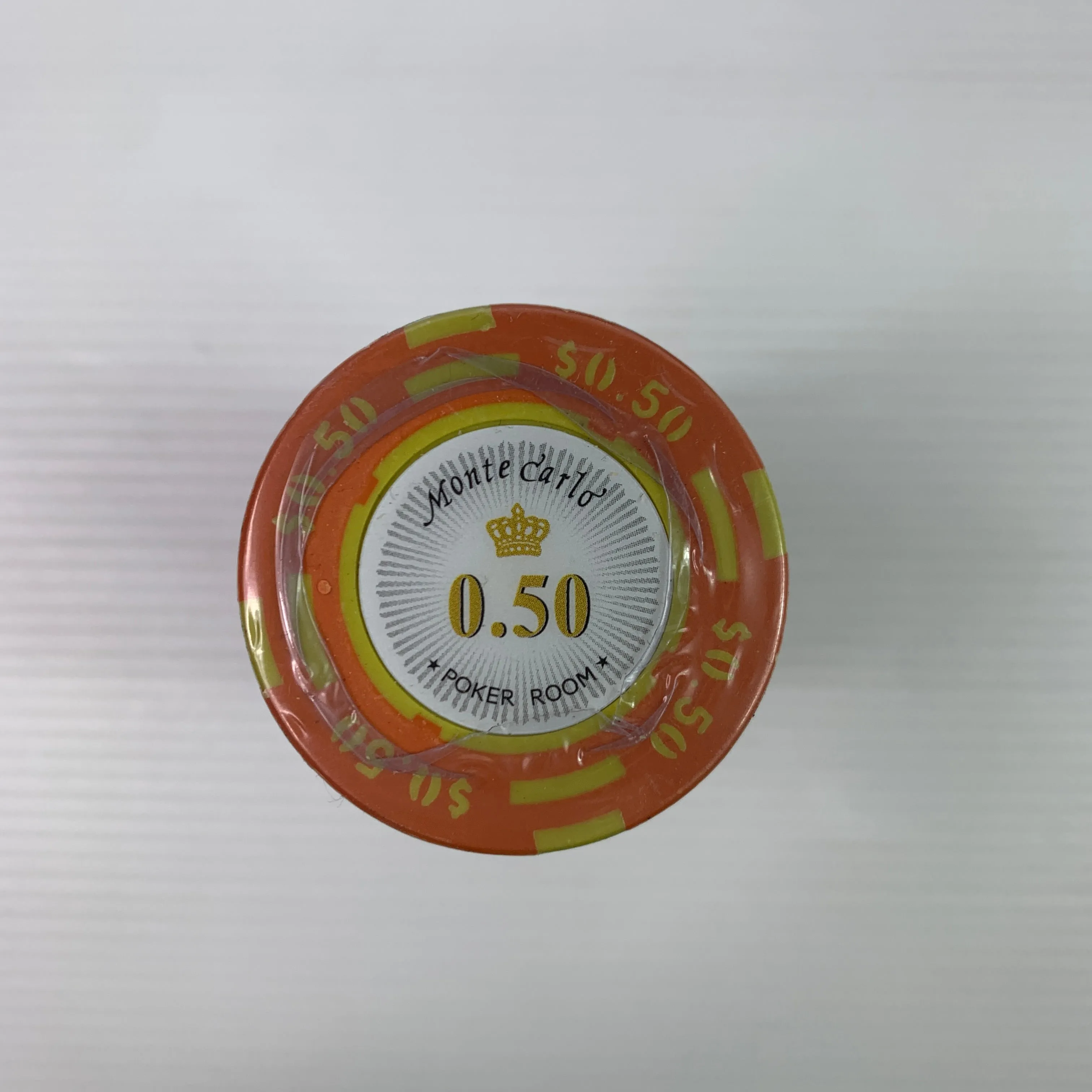 Monte Carlo Crown 500pce Cash Poker Premium Clay Chip Set 14g w/ Case