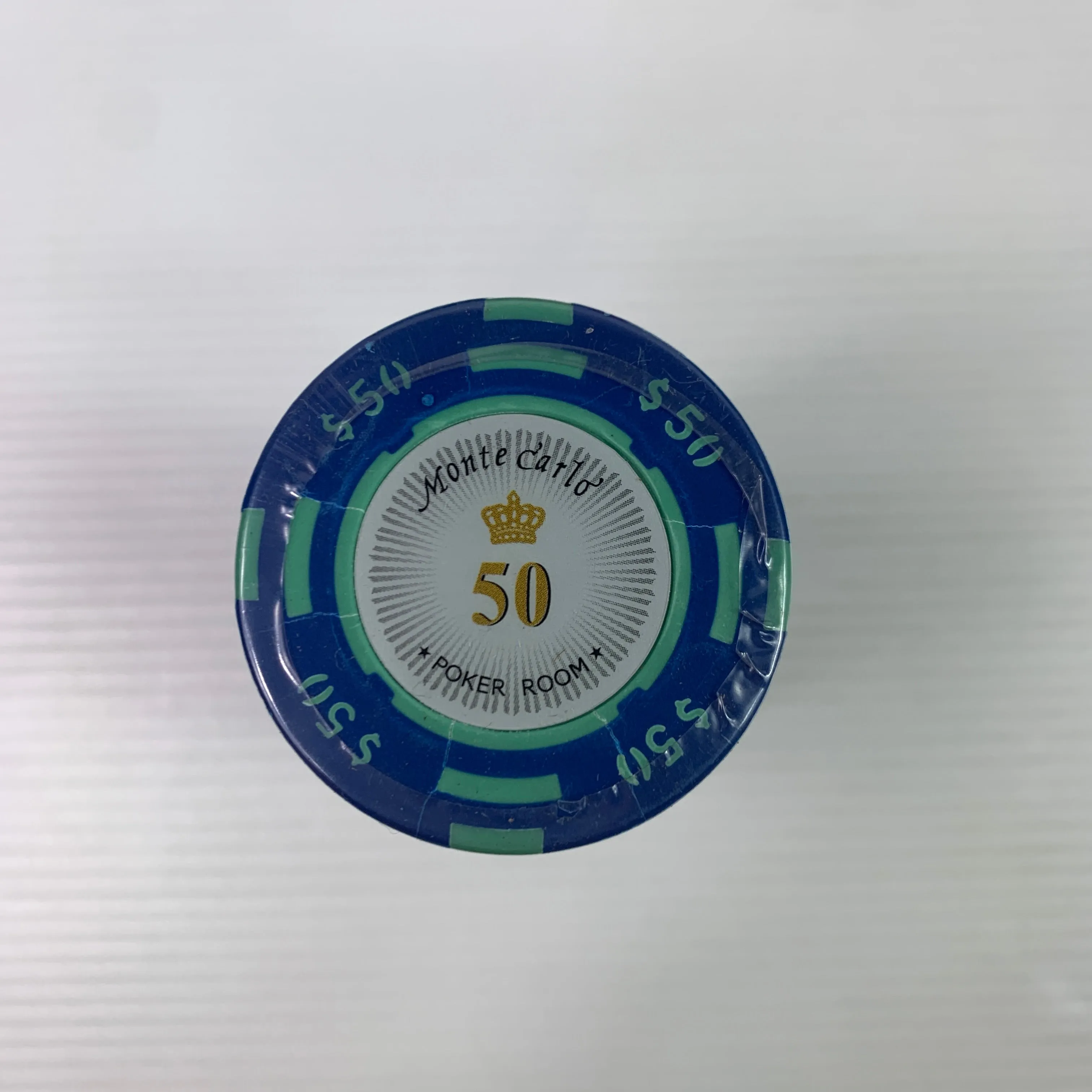 Monte Carlo Crown 500pce Cash Poker Premium Clay Chip Set 14g w/ Case
