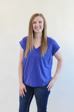 MORGAN MODAL V-NECK TEE