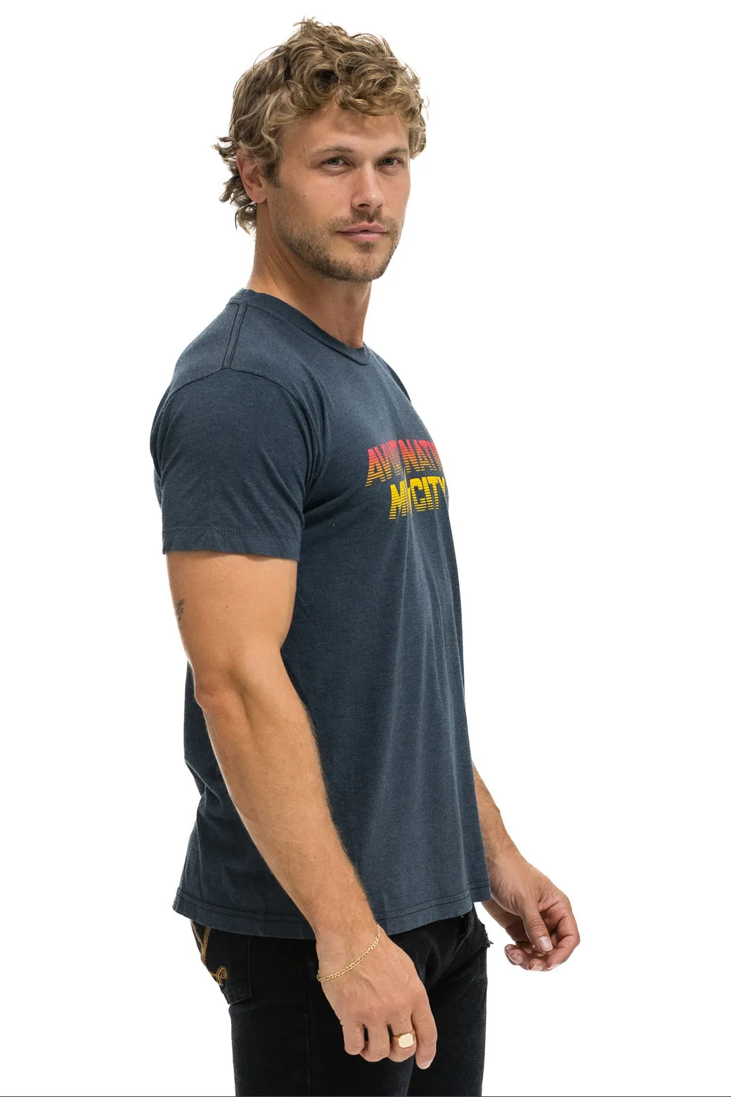 NASHVILLE MUSIC CITY TEE - CHARCOAL