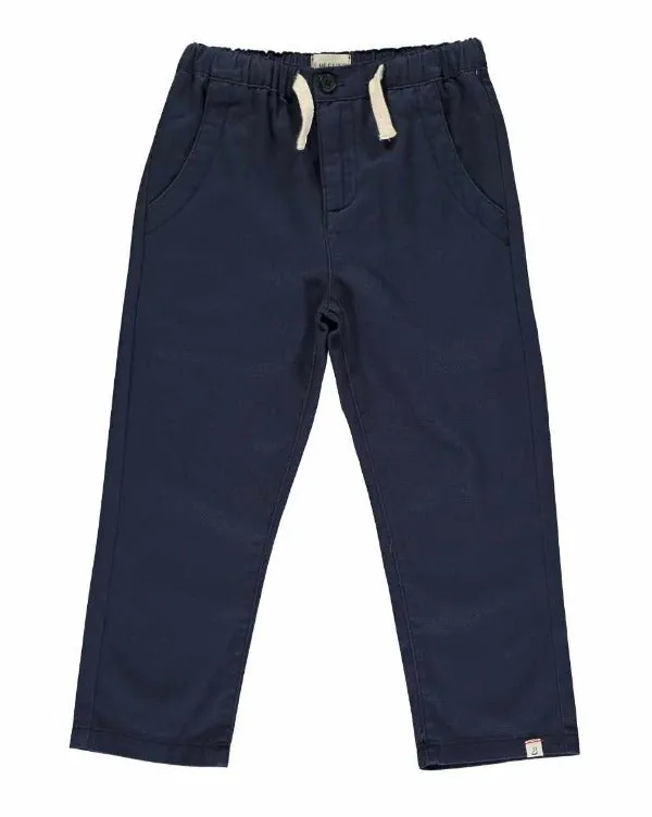 Navy Twill Pants