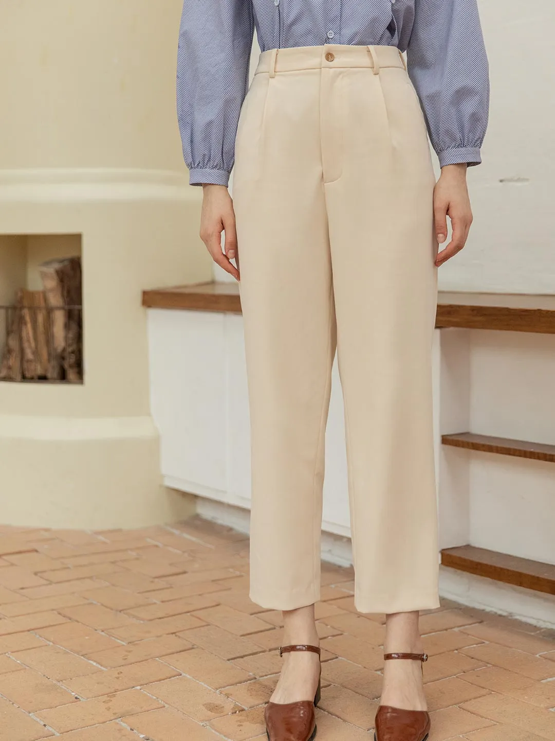 Nora Straight Suit Pants
