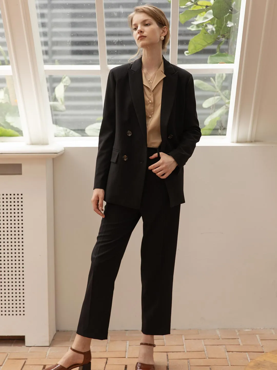 Nora Straight Suit Pants
