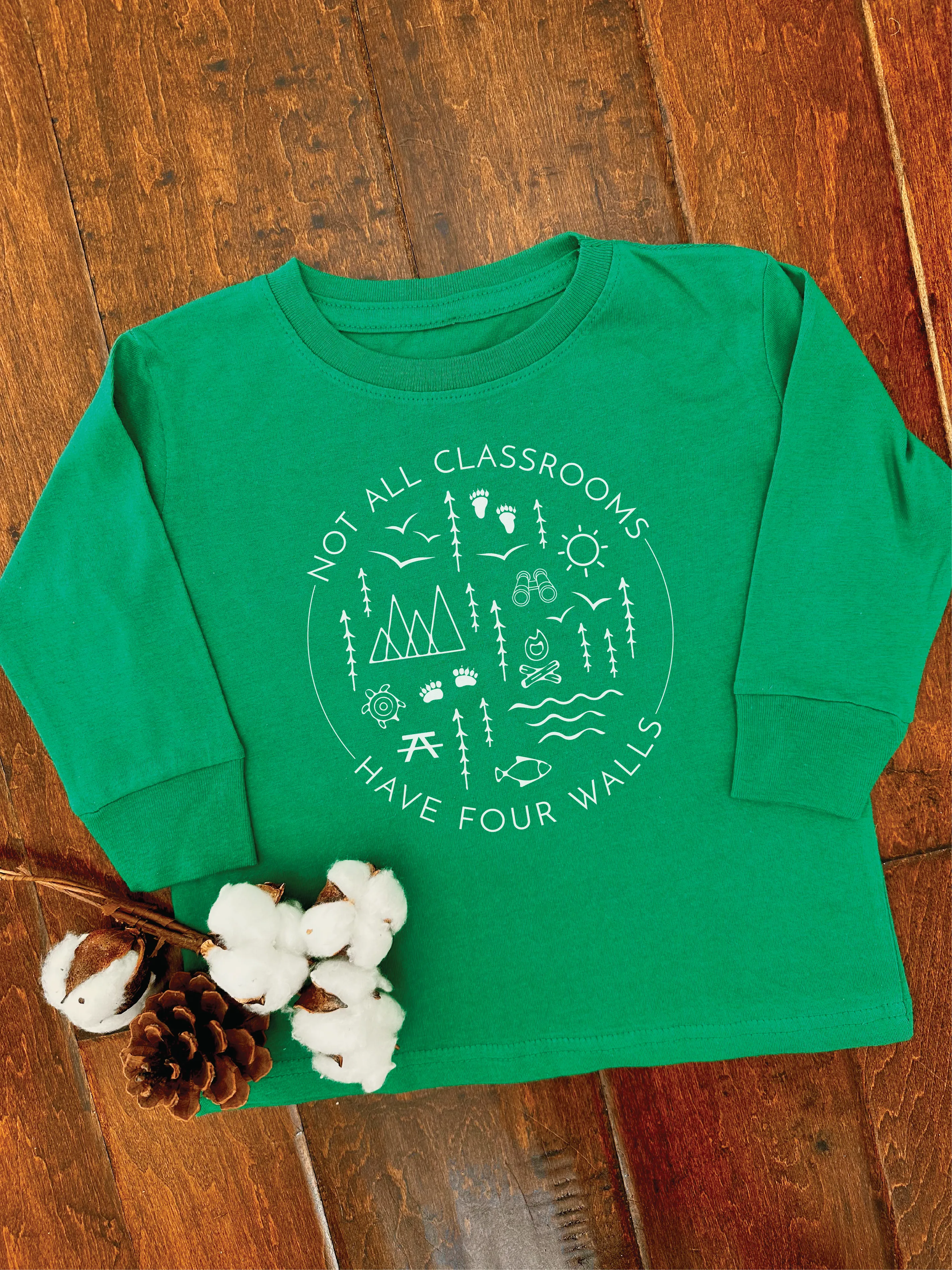 Not All Classrooms Have Four Walls Long Sleeve Tee - Kids