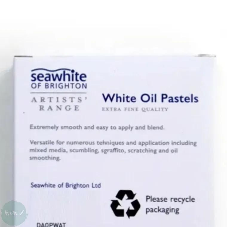 Oil Pastels - SEAWHITE ARTISTS RANGE - singles - WHITE