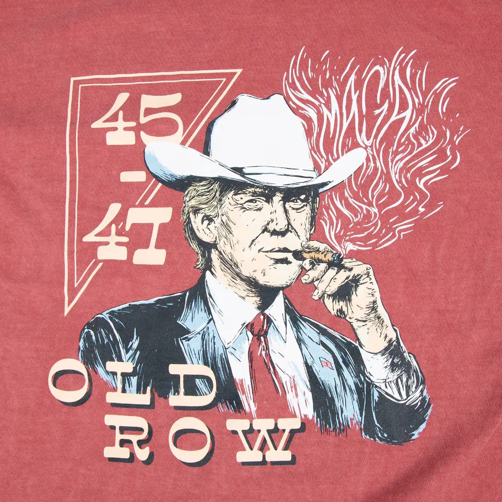 Old Row Cowboy Trump Pocket Tee