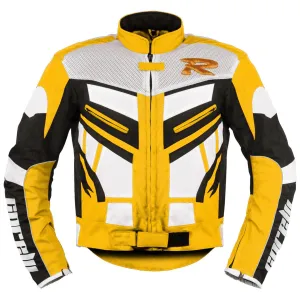 Olymp Yellow Motorcycle Racing Textile Jacket